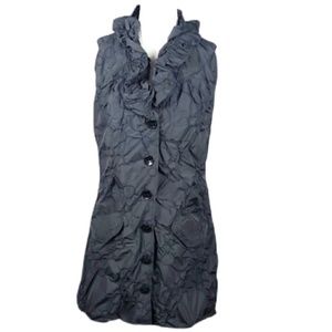 SALE! Samuel Dong Black Ruffled Dress